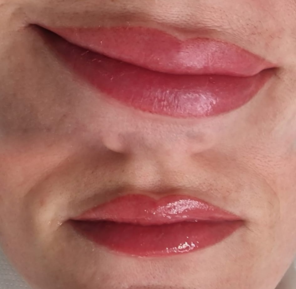Lip blush treatment result
